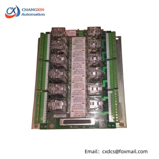 GE IS2020DRLYH1AA Relay Board, Advanced MARK IV Control Module