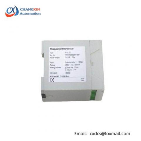 KFG LEVEL MUL-D2 - Messumformer Transducer, Precision Measuring Device for Industrial Applications