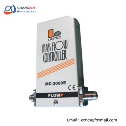 LINTEC MC-3000E, MC-3102E-NC, N2, 500 SCCM Mass Flow Controller