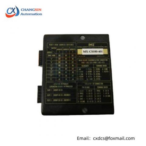 Siemens MX-CS100-401 IMS: Industrial Motion Control Module