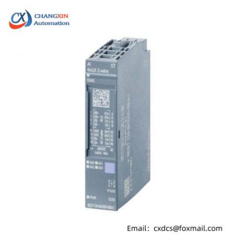SIEMENS 6ES7134-6HD00-0BA1 - SIMATIC ET 200SP Analog Input Module for Industrial Automation