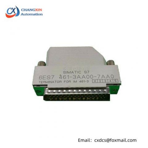 SIEMENS 6ES7461-3AA01-7AA0 Terminating Connector - Industrial Automation Module
