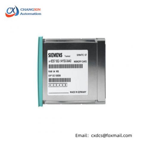 Siemens RAM Memory Card, 6ES7952-1AH00-0AA0, Industrial Control Modules