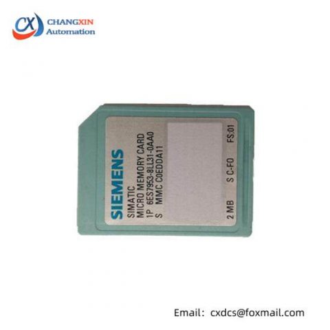 Siemens 6ES7953-8LL31-0AA0: Micro Memory Card for Industrial Control, PLC Systems