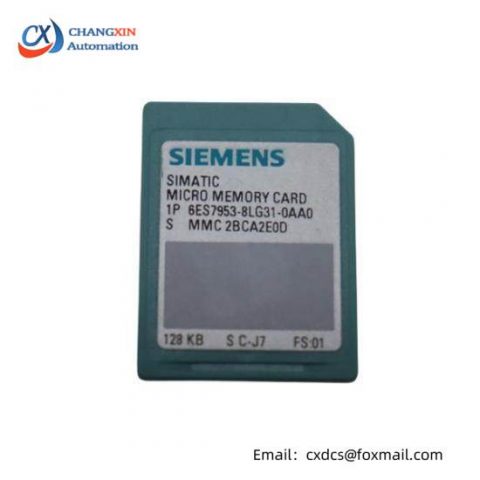 Siemens Micro Memory Card 6ES7 953-8LG31-0AA0 for Industrial Control