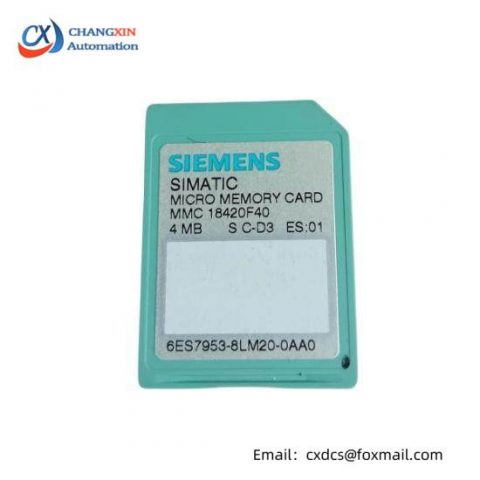 Siemens S7 Micro Memory Card, 6ES7953-8LM20-0AA0, PLC Modules