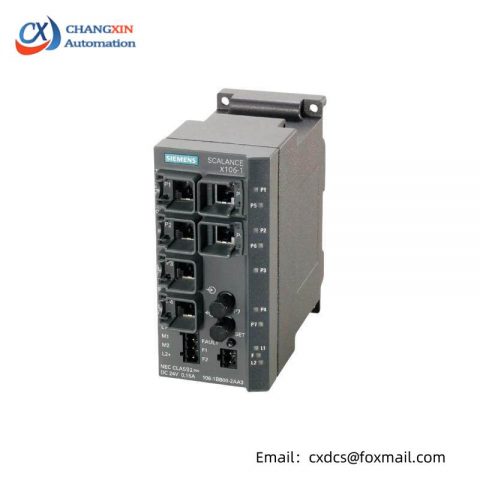 SIEMENS Scalance 6GK5106-1BB00-2AA3 Industrial Ethernet Switch, Compact & Reliable Network Solution