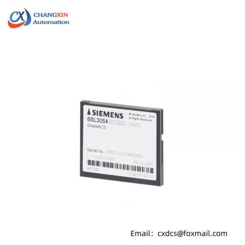 Siemens SINAMICS S120 CompactFlash Card 6SL3054-0AA01-1AA0, High-performance Control Module
