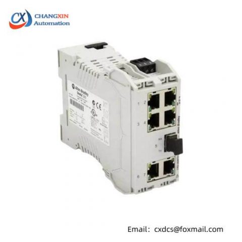 Allen-Bradley 1783-US06T01F Stratix 2000 Ethernet Switch, High-Performance Network Integration