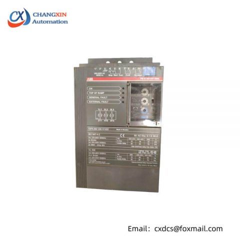 ABB 1SFA892006R1002: Advanced Soft Starter, Optimizing Motor Control Solutions