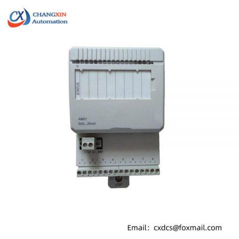 ABB 3BSE020512R1 AI801 - 8-Channel Analog Input Unit for Industrial Control Systems