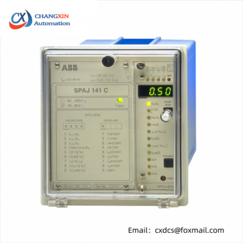 ABB SPAJ 141C RS611007-AA Earth Fault Relay - Advanced Protection Solution for Industrial Applications