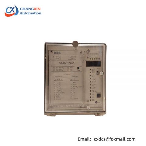 ABB SPAM-150C Motor Protection Relay, Advanced Industrial Safety Solution