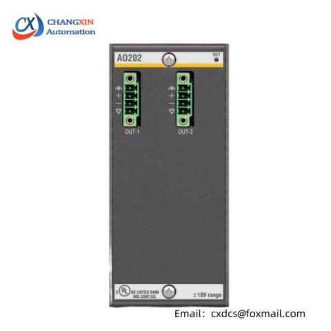 Bachmann AO202 Analog Output Module - Precise Control Solutions for Industrial Applications