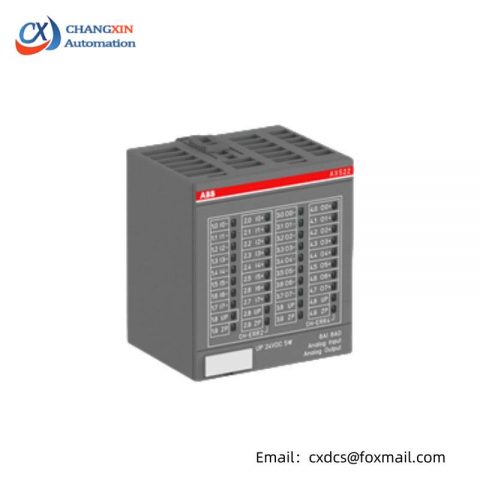 ABB AX522: 8AI/8AO Power Supply Module, Designed for Industrial Automation Excellence