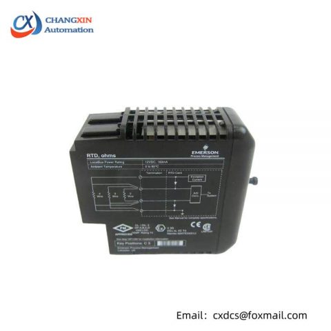 Emerson KJ3002X1-BA1 12P0680X132 VE4003S2B2 Input Module - Advanced Control Solutions for Industrial Automation