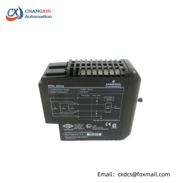 Emerson KJ3002X1-BA1 12P0680X132 VE4003S2B2 Input Module - Advanced Control Solutions for Industrial Automation