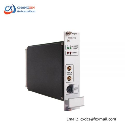 Emerson MMS6110 Power Supply, Precision Control for Industrial Automation