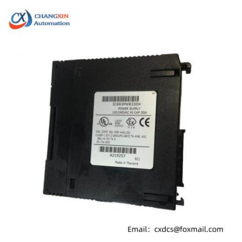 GE FANUC Power Supply IC693PWR330H, High Efficiency, Durable Electronics