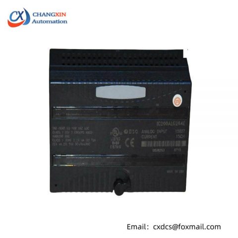 GE IC200ALG264E: Advanced Current Analog Input Module for Industrial Automation