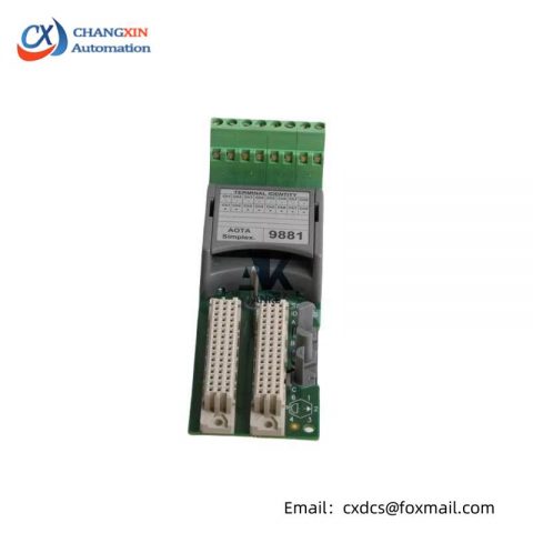 ICS Triplex T9881 Analogue Output Module: Precision Control for Industrial Applications