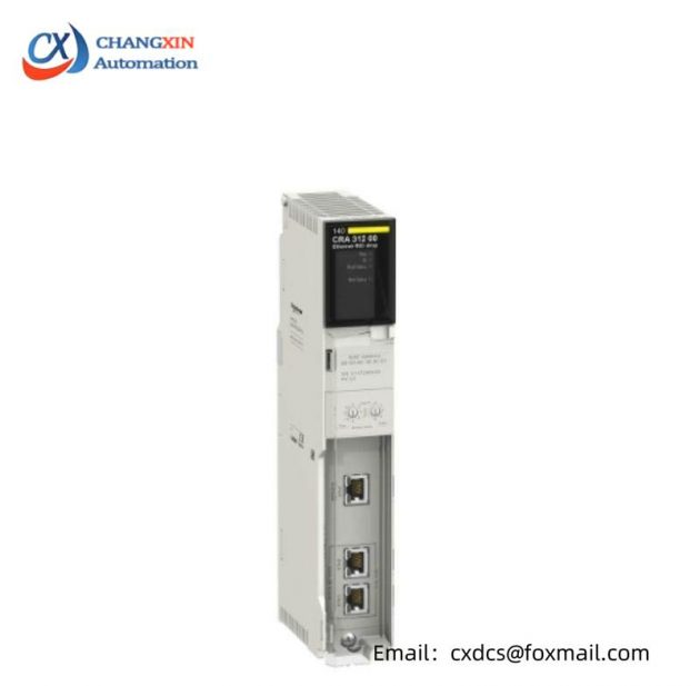 Schneider 140CRA31200 Ethernet RIO Drop E/IP 1CH Adaptor Module, for Industrial Automation Control Systems
