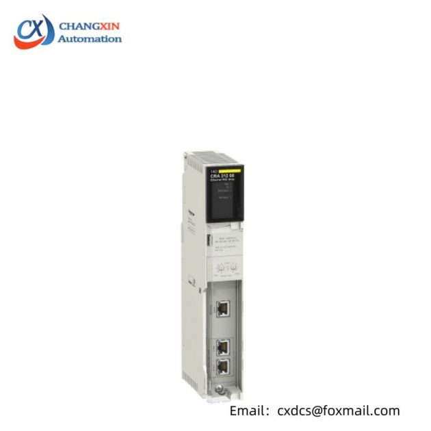 Schneider 140CRA31200 Ethernet RIO Drop E/IP 1CH Adaptor Module, for Industrial Automation Control Systems