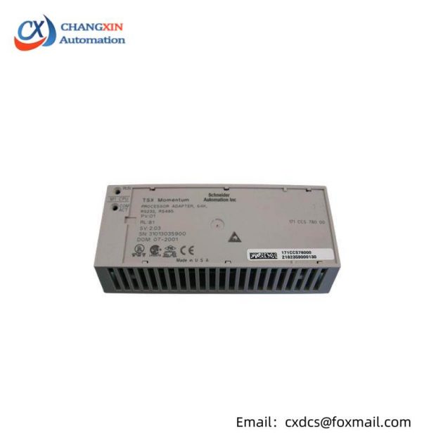 Schneider 171CCS78000 PROCESSOR ADAPTER MODULE: Advanced Automation Solution for Industrial Control Systems