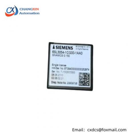 Siemens 6SL3 054-1CG00-1AA0 Compact Flash Card
