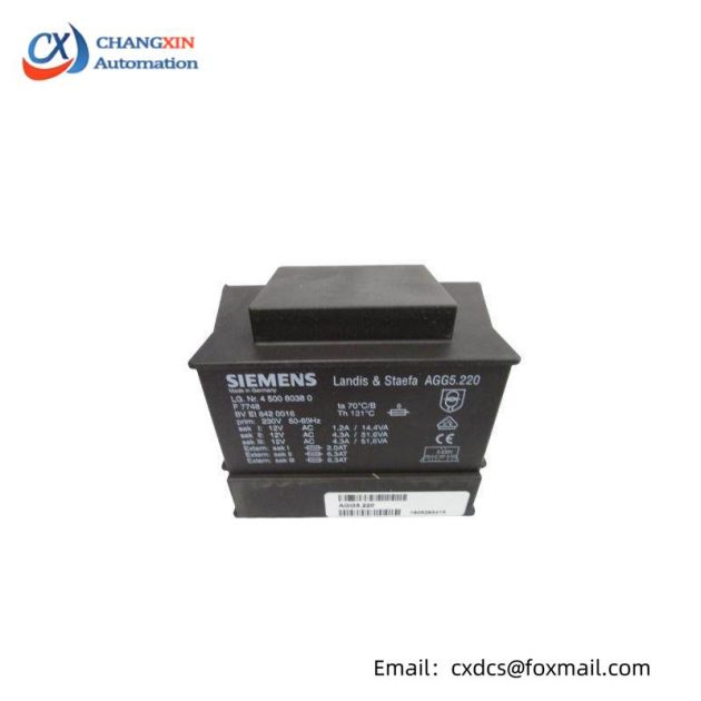 SIEMENS AGG5.220 Mains Transformer, LMV5 System Component