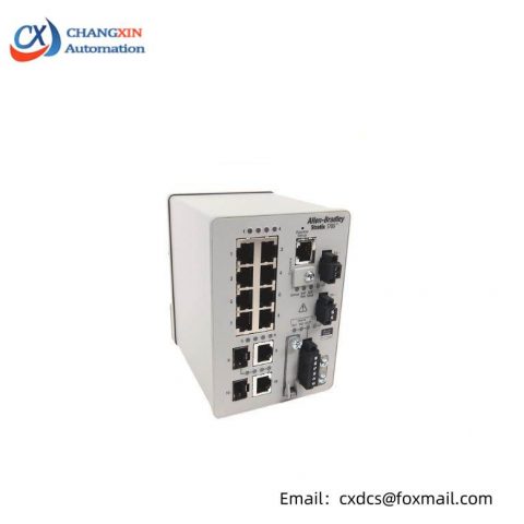 AB Electronics 1783-BMS10CA 8 Copper 10/100 Port Industrial Ethernet Switch