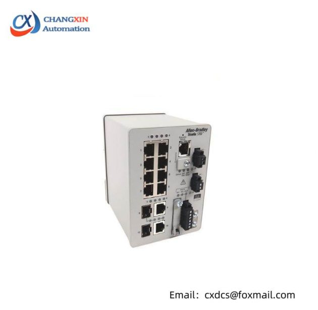 AB Electronics 1783-BMS10CA 8 Copper 10/100 Port Industrial Ethernet Switch