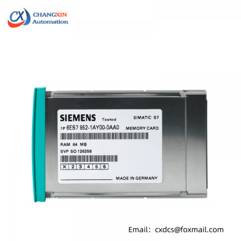 SIEMENS 6ES7952-1AM00-0AA0 RAM MEMORY CARD for Industrial Control Systems