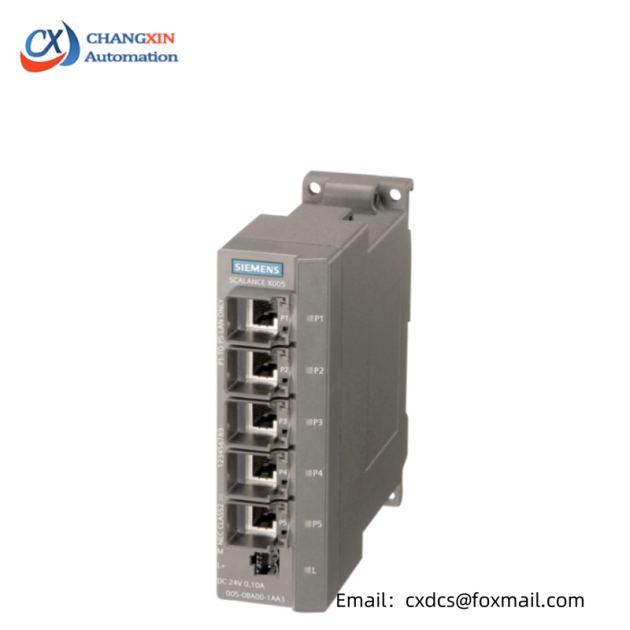 SIEMENS SCALANCE X005 6GK5-005-0BA00-1AA3 Industrial Ethernet Switch
