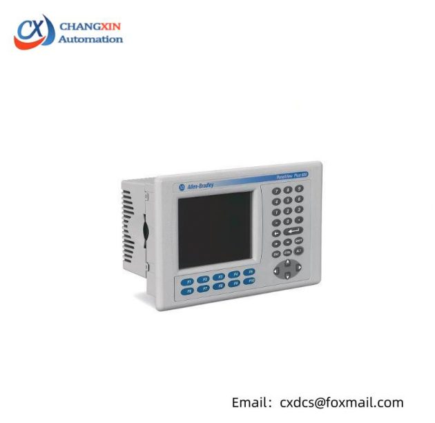 Allen-Bradley 2711P-B6C20D PanelView Plus 600 Compact Terminal, Touch, 5.7 Inch Color Display, Ethernet, RS-232 & Modular Communication Interface, DC Power Supply, 64MB RAM, 64MB FLASH