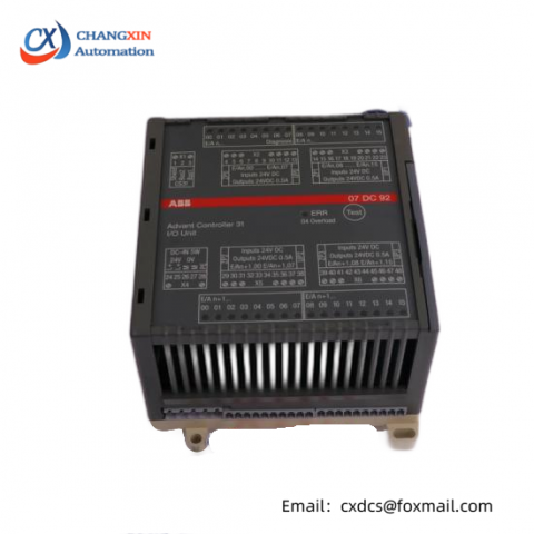 ABB 07DC92 Digital I/O Module, Control & Automation Solutions