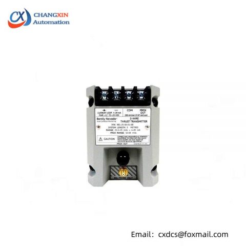Bentley Nevada 991-25-50-01-05 Thrust Transmitter, Precise Control for Industrial Applications