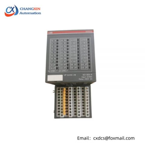 ABB DX522 Digital I/O Module - 8 Digital Inputs, Precision Control for Industrial Automation