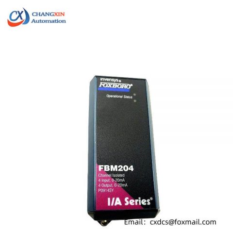 Foxboro FBM204 Interface Module: Reliable Communication in Industrial Automation