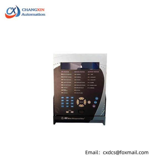 GE Multilin 469-P5-HI-A20-E-H Motor Management Relay, Designed for Medium & Large Motor Protection
