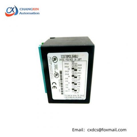 GE IC670MDL640: 16-Channel Discrete Output Module for Industrial Automation