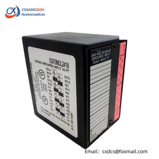 GE IC670MDL241: High-Power 240VAC Input Module for Industrial Automation