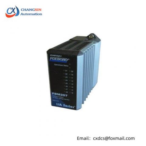 Invensys Foxboro FBM207C P0917GY Input Module: Precision Control for Industrial Automation