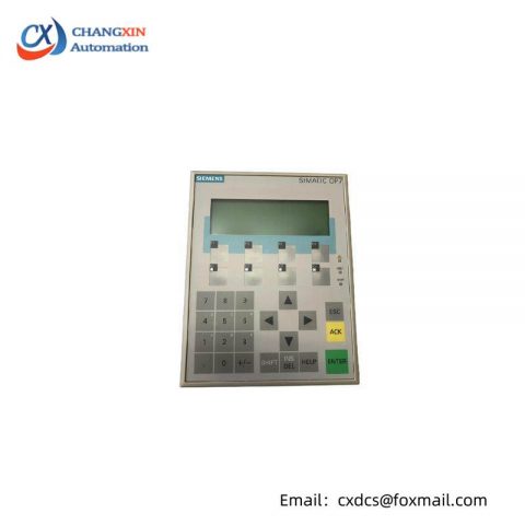 SIEMENS 6AV3607-1JC20-0AX1 Operator Interface - Advanced Control Solution for Industrial Applications