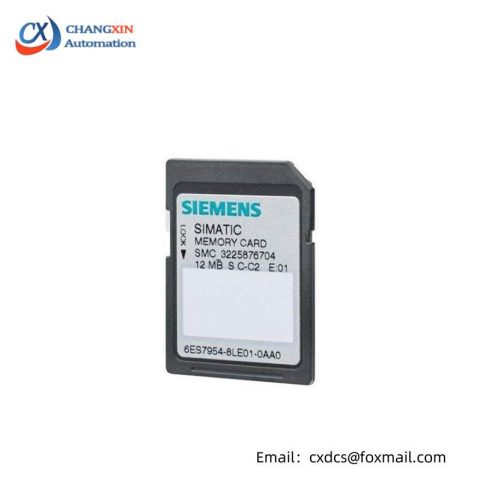SIEMENS 6ES7954-8LE03-0AA0 Memory Card for Industrial Control Systems