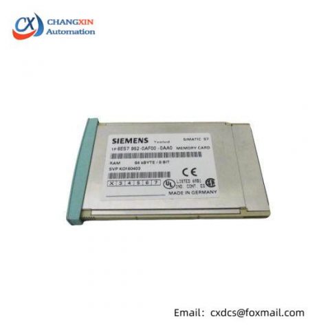 Siemens 6ES7 952-0AF00-0AA0 - High-Performance 4MB RAM Memory Card for Industrial Control
