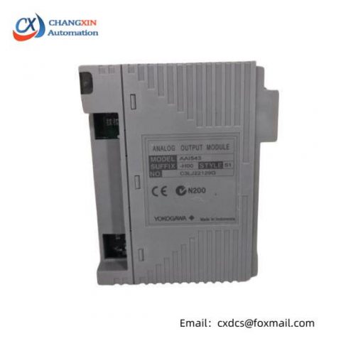 Yokogawa AAI543-H00 Analog Output Module: Precision Control in Industrial Automation