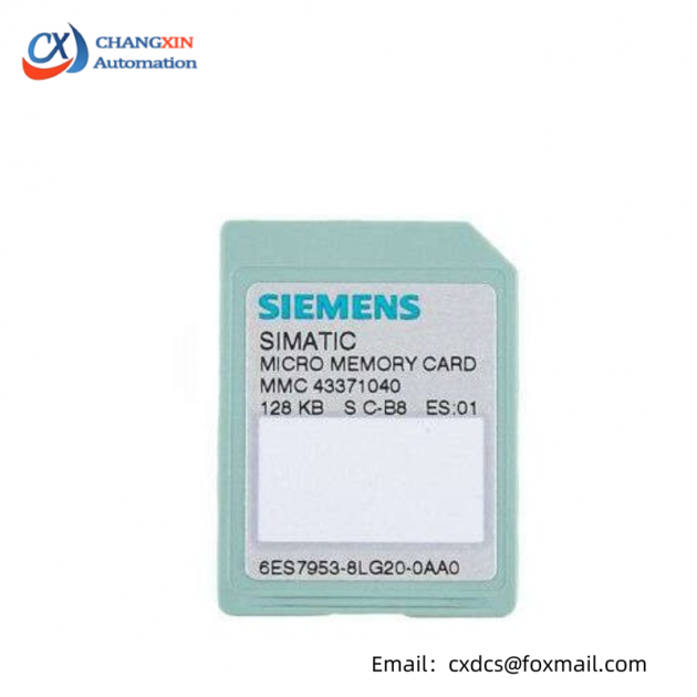 SIEMENS 6ES7953-8LG20-0AA0 Micro Memory Card: Industrial Control Solutions
