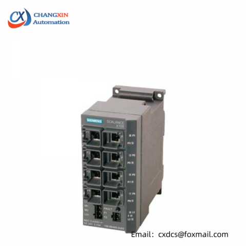 SIEMENS SCALANCE Managed IE Switch, Redundant Power Supply, 6GK5 108-0BA00-2AA3