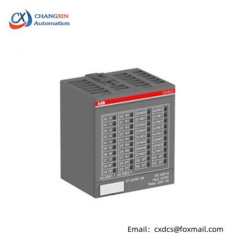 ABB DX522 - 1SAP245200R0001: 8-Channel Relay Output Module, Industrial Automation